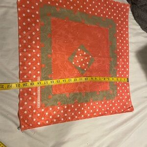 Orange and Green Polka Dot women’s scarfs